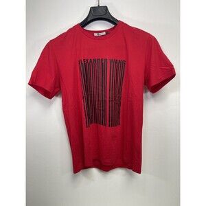Alexander Wang Red Shirt Size M 52 Barcode RARE NWT